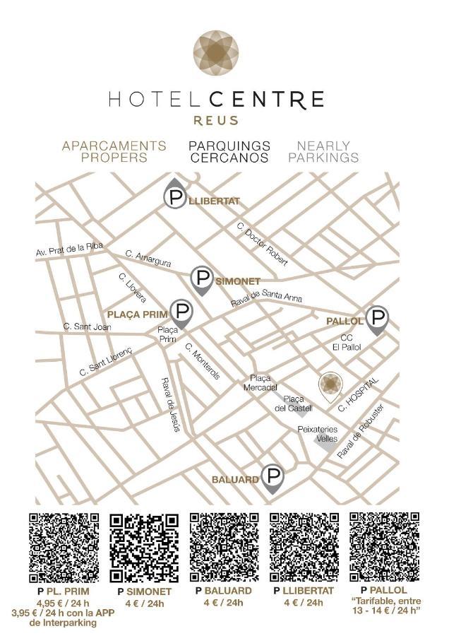 Hotel Centre Reus Eksteriør bilde